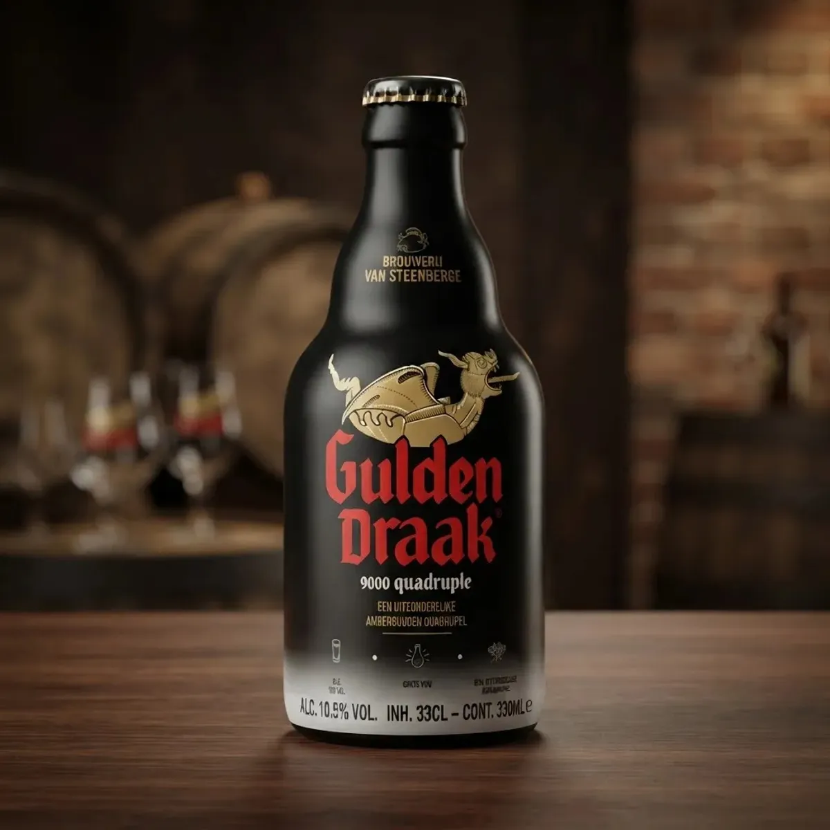 DELIRIUM - Cerveza Belga Gulden Draak 9000 Quadruple 10.5% Alc De 330ml