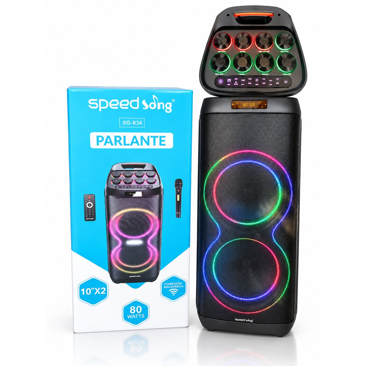 SPEED SONG - Parlante Speed Song 12V 12.000 MAH + Microfono