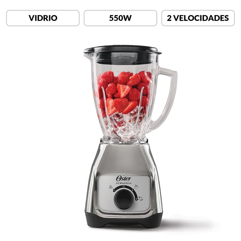 OSTER - Licuadora Oster® Niquelada 2 Velocidades 550 W