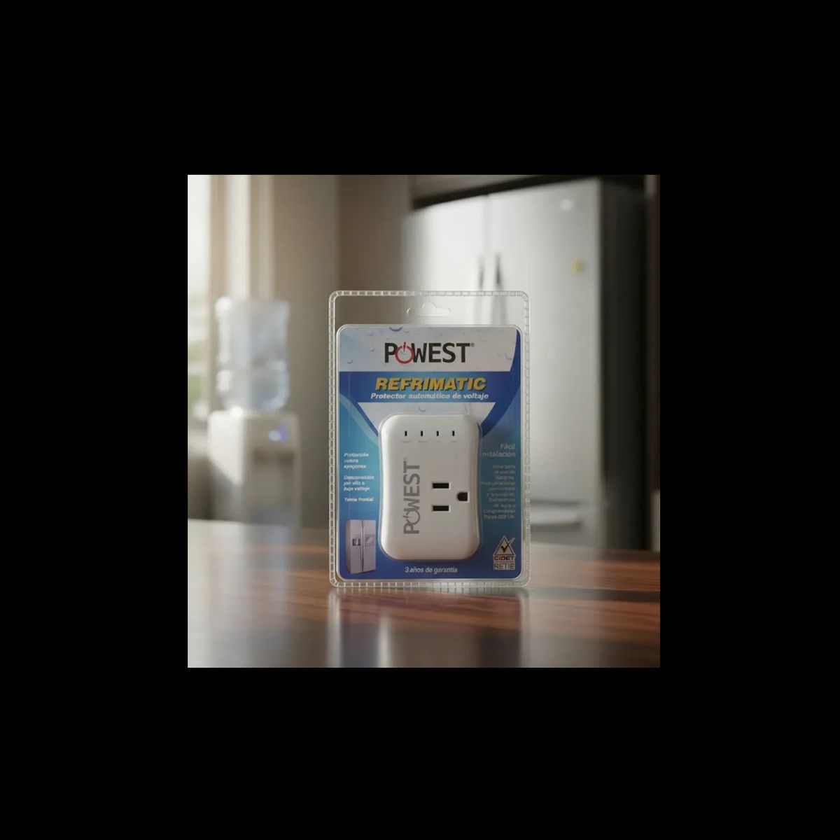 POWEST - Protector De Voltaje 120v 10a Refrimatic Para Nevera Congelador