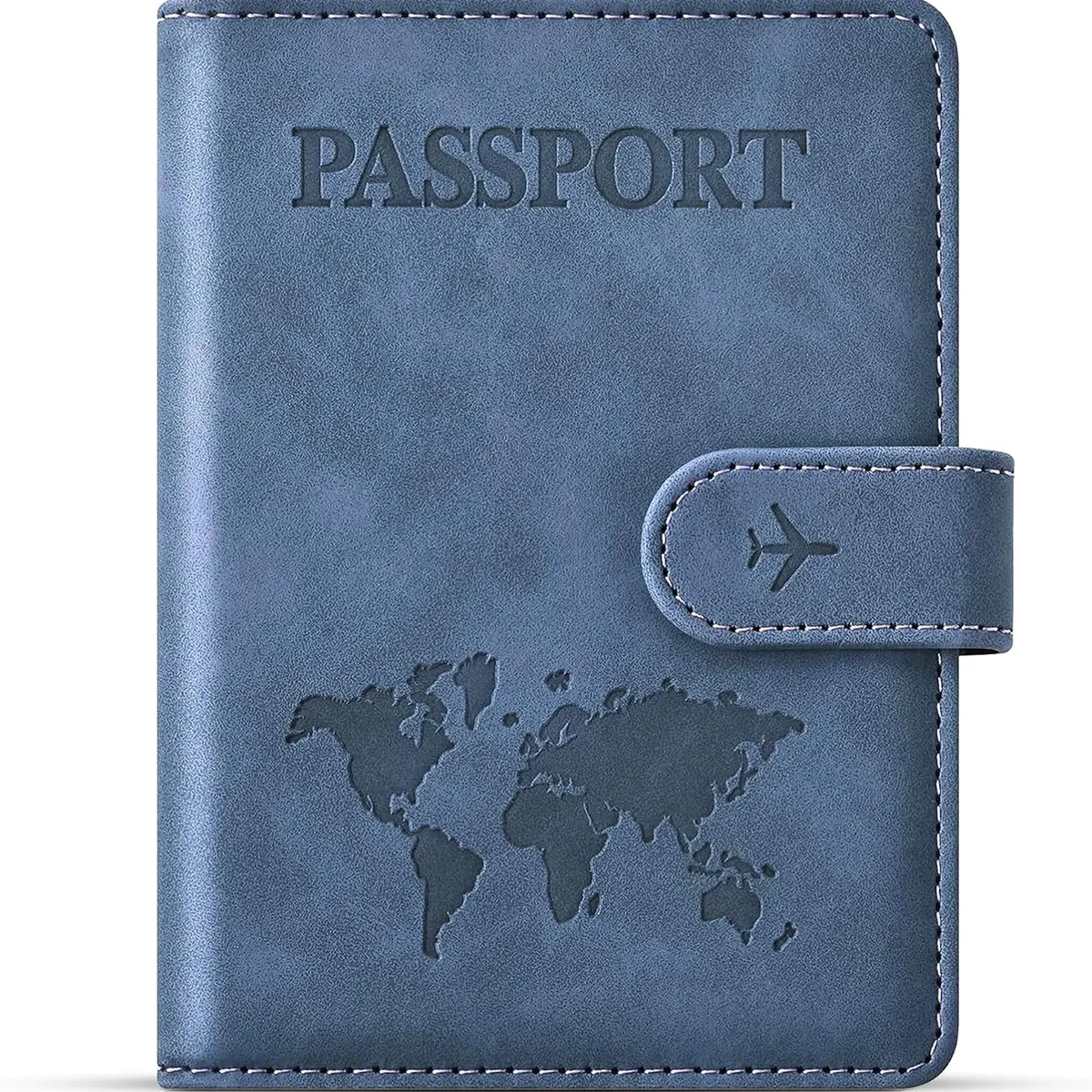 INNOVA - Portapasaporte, Cuero Con Protección Rfid y Cierre Magnético