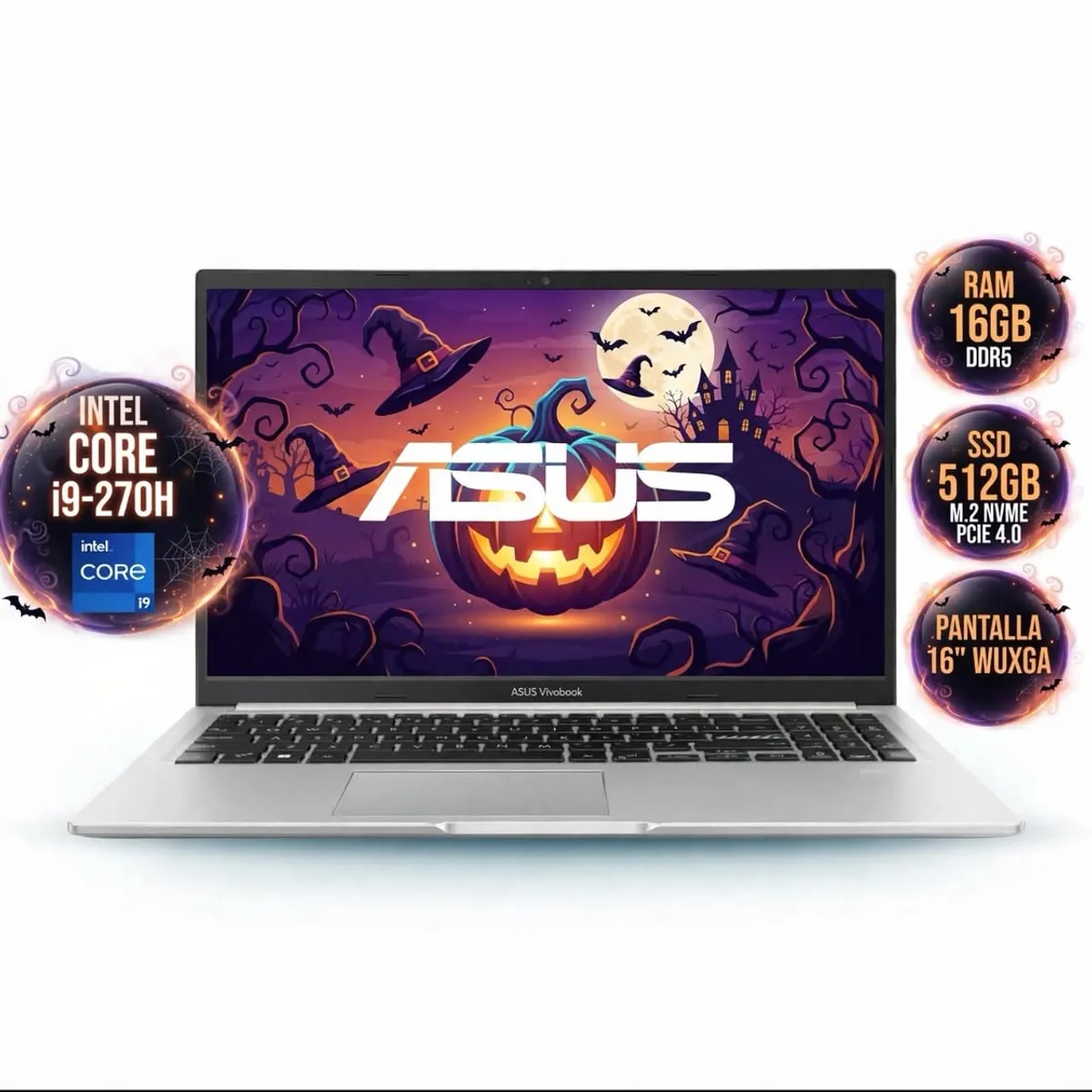ASUS - ASUS VIVOBOOK X1605VAPBF-MB239 INTELCORE I9 270H, DDR5 16GB, SSD 512GBM.2 NVME PCIE 4.0