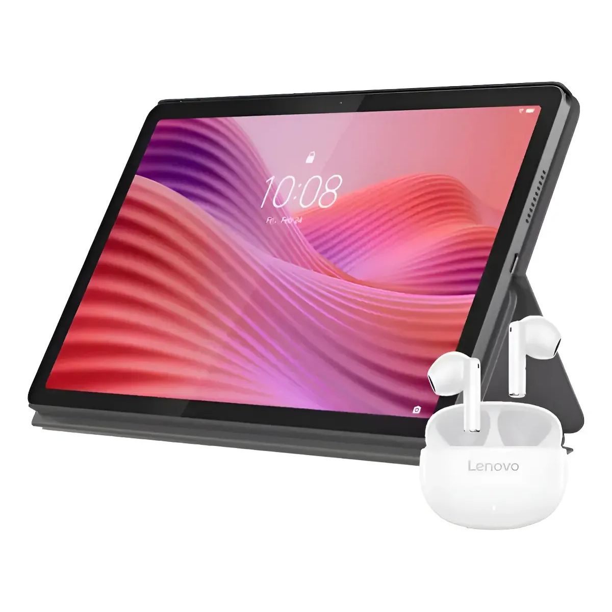 Lenovo - TABLET LENOVO TAB 4GB 128GB + CASE + AUDIFONOS INALAMBRICOS LENOVO