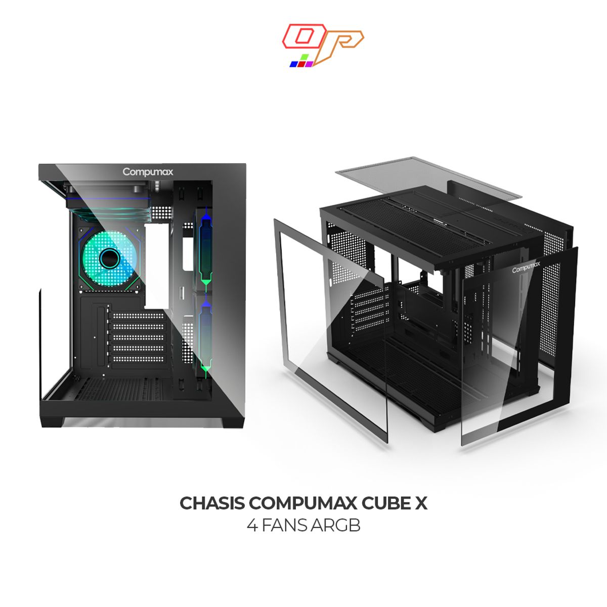 COMPUMAX - PC GAMER RYZEN 7 8700F| RTX 5060| B840 WIFI| RAM 16GB M.2 2TB LIQUIDA 240MM| FUENTE 750W 80+ GOLD