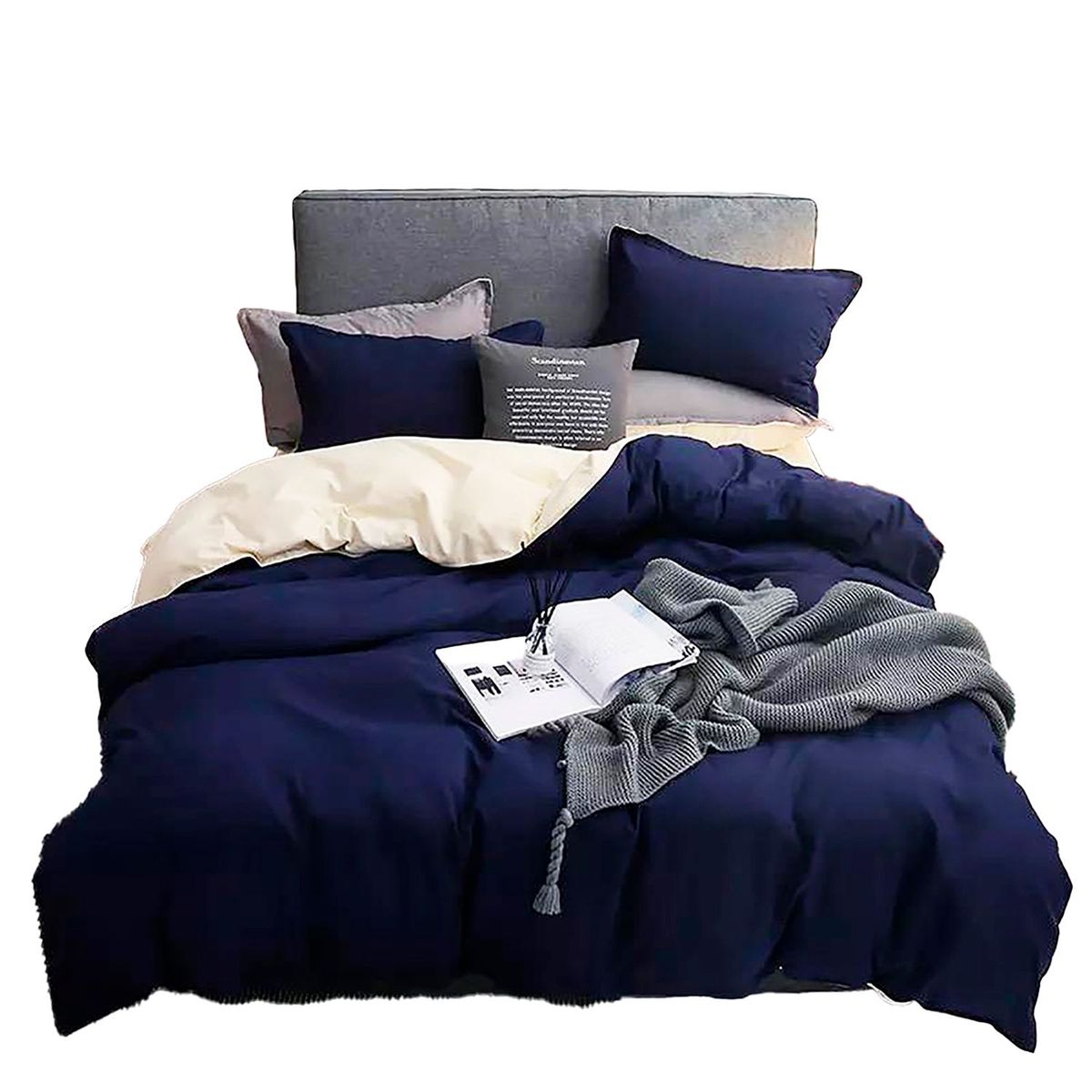 MY HOME STORE - Edredón Liso de Polialgodón 200 GSM Unitonos My Home Store