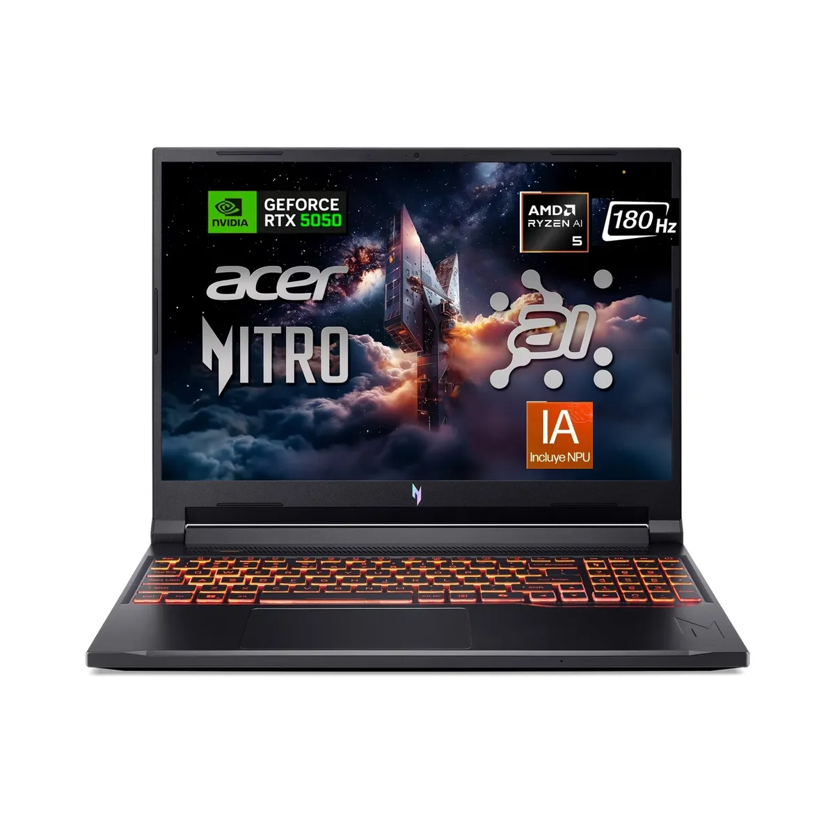ACER - Acer nitro V16 Ryzen 5 240 16 GB DDR5 512 SSD RTX 5050 8 VRAM