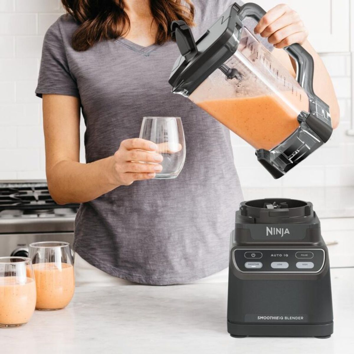 NINJA - Ninja SmoothieiQ Licuadora con 3 Funciones 1 200 W CO750BPTLA