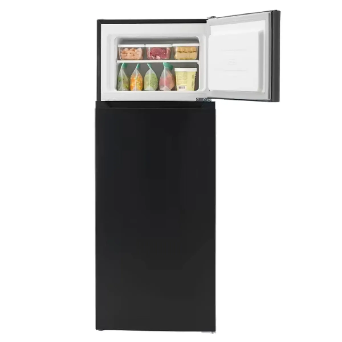 HACEB - NEVERA HACEB 206 LITROS FROST MANIJA INTEGRADA NEGRA NEV 207 CE MI IN R2