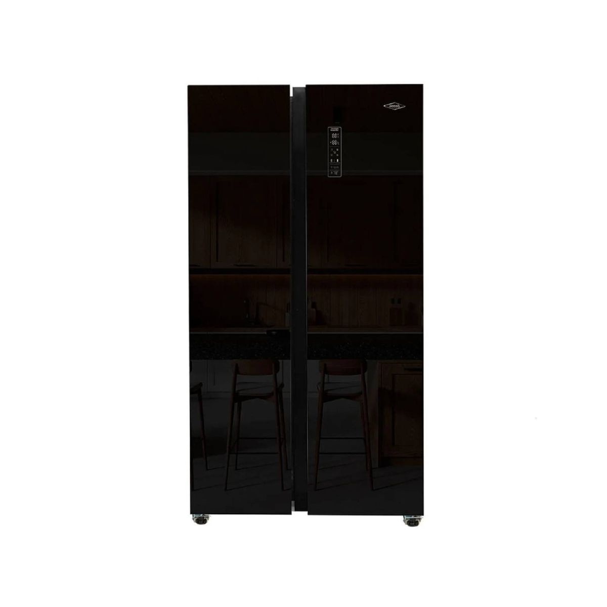 HACEB - NEVECON HACEB 480 LITROS CRISTAL NEGRO SBS 480 SE PD MI NE GLASS INV
