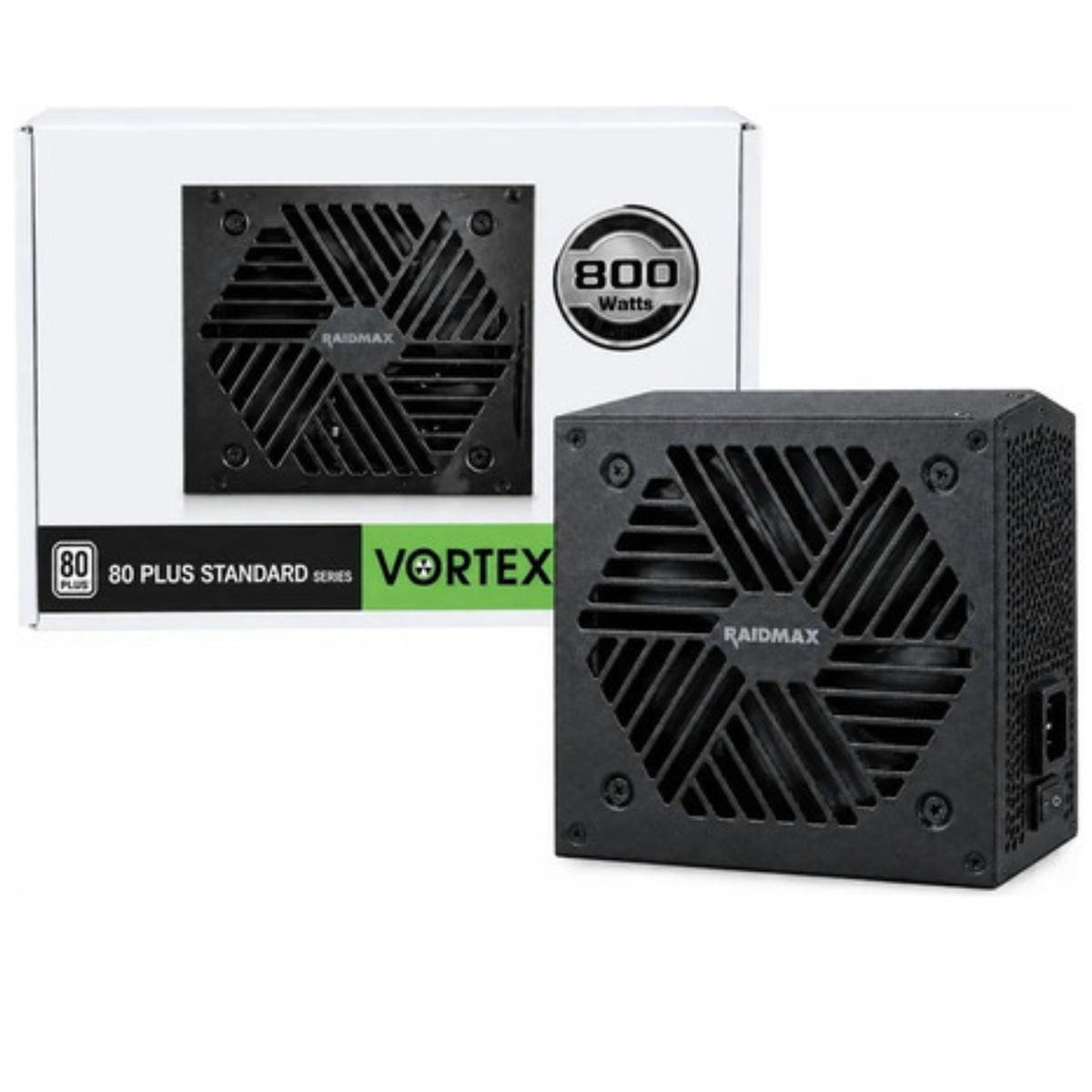 VORTEX - Fuente De Poder Raidmax 80W + Rx-800ac Vortex