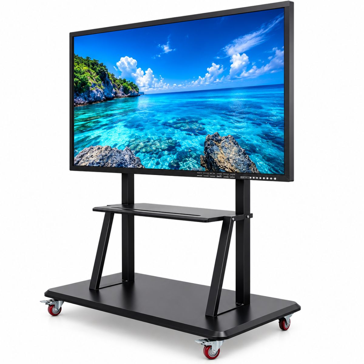 GENERICO - Soporte Pedestal Móvil Para TV 32 A 70 Pulgadas 50 Kg Ajustable
