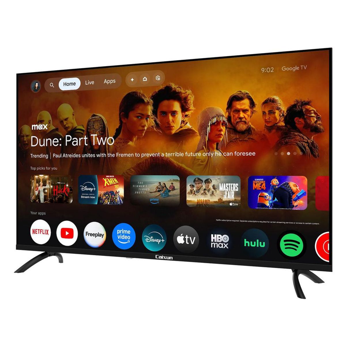 CAIXUN - Televisor Caixun 40 Pulgadas Uhd Smart Google Tv C40kafg