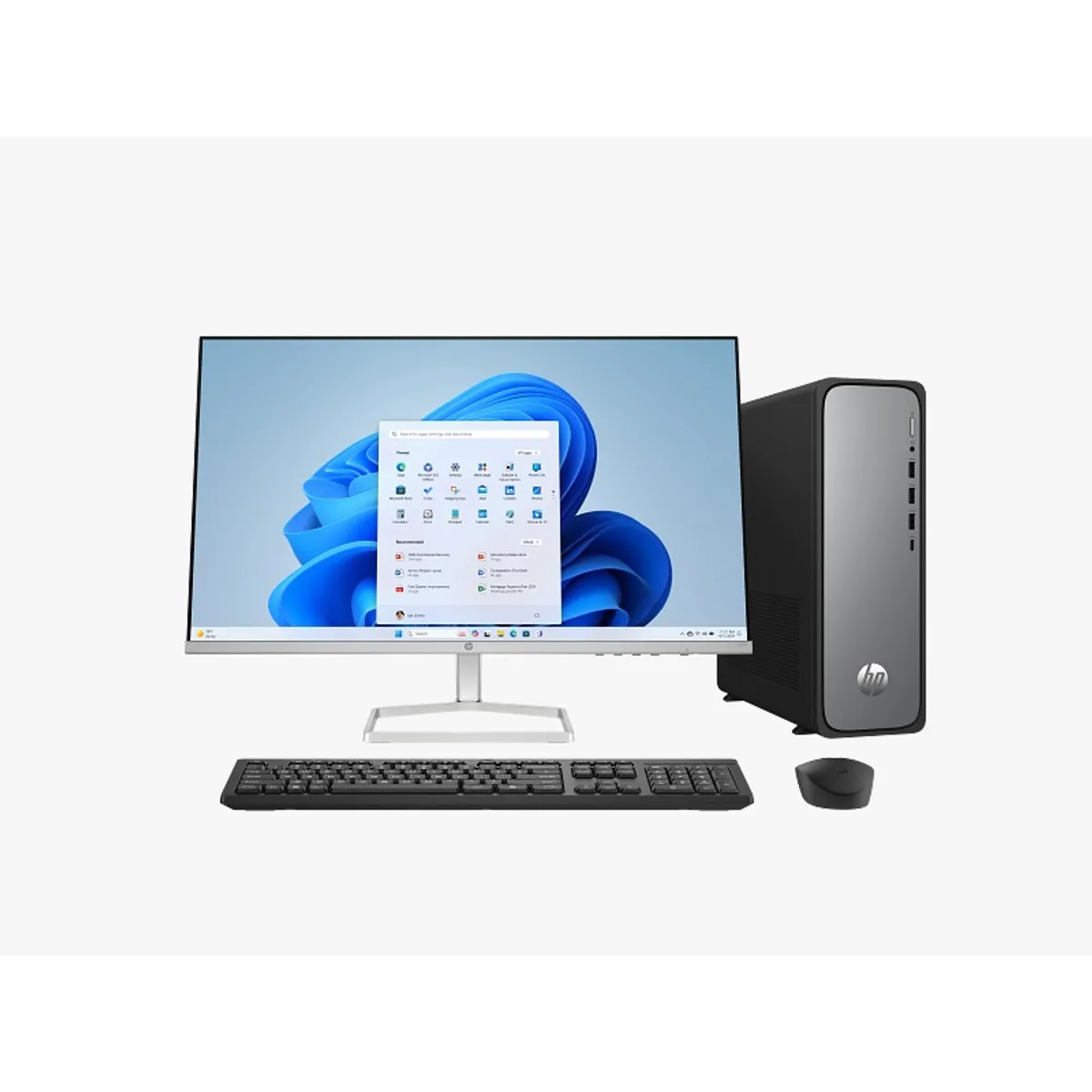 HP - COMPUTADOR HP OMNIDESK SLIM S03-0050LA INTEL CORE I5 14400| MONITOR 23.5" FHD| RAM 8GB SSD 256GB