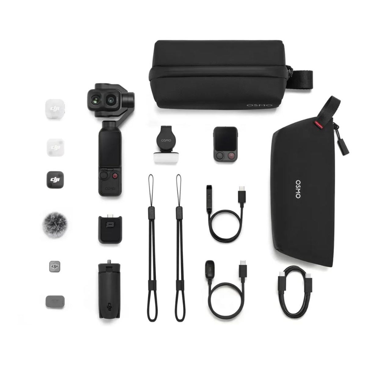 DJI - Cámara DJI Osmo Pocket 4P Vlog Combo 4K Estabilizador 3 Ejes Negra