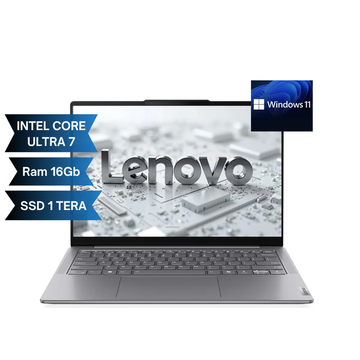 Lenovo - PORTATIL LENOVO YOGA SLIM 7 INTEL CORE ULTRA 7 155H - RAM 16GB LPDDR5X - SSD 1TB - WIN 11 HOME 14"