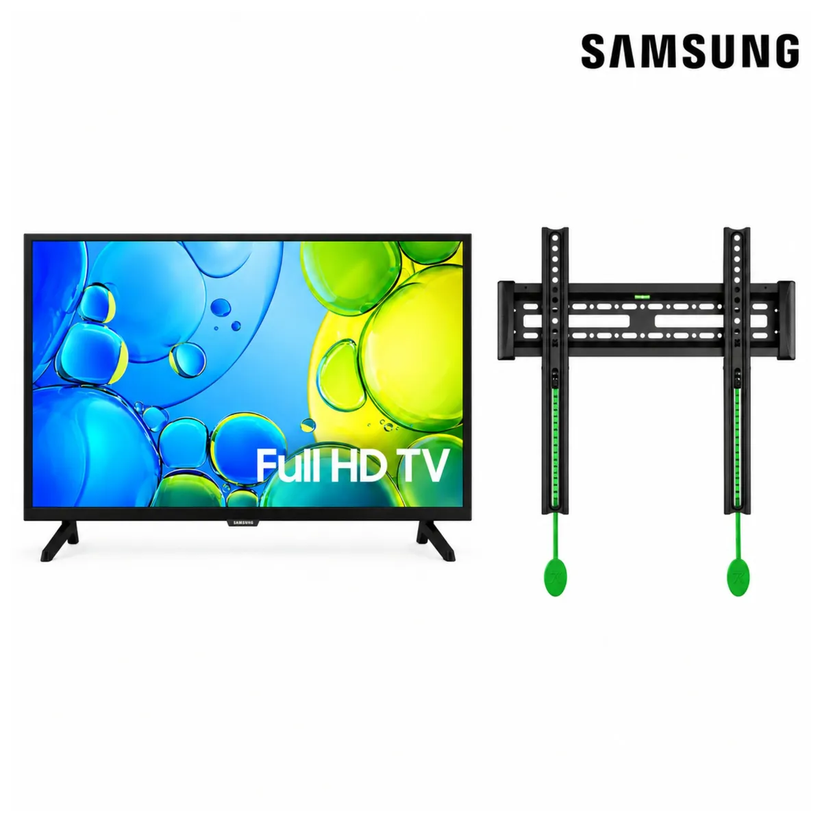 SAMSUNG - Combo Televisor Samsung de 40 pulgadas Full HD Smart TV + Soporte de Pared Fijo para TV de 32" a 75"