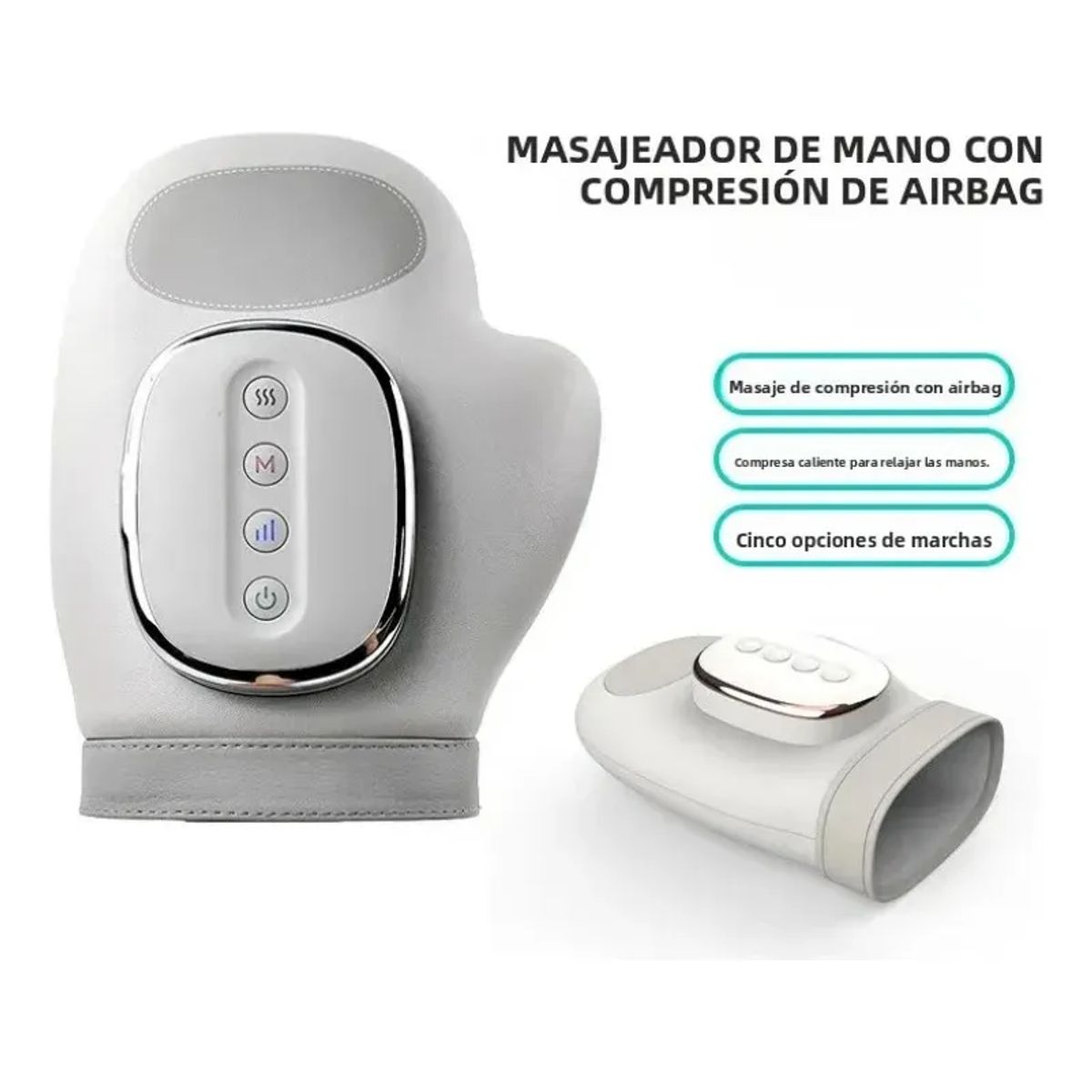 AMERICAN GENERICS - Masajeador Eléctrico de Manos con Compresión de Aire