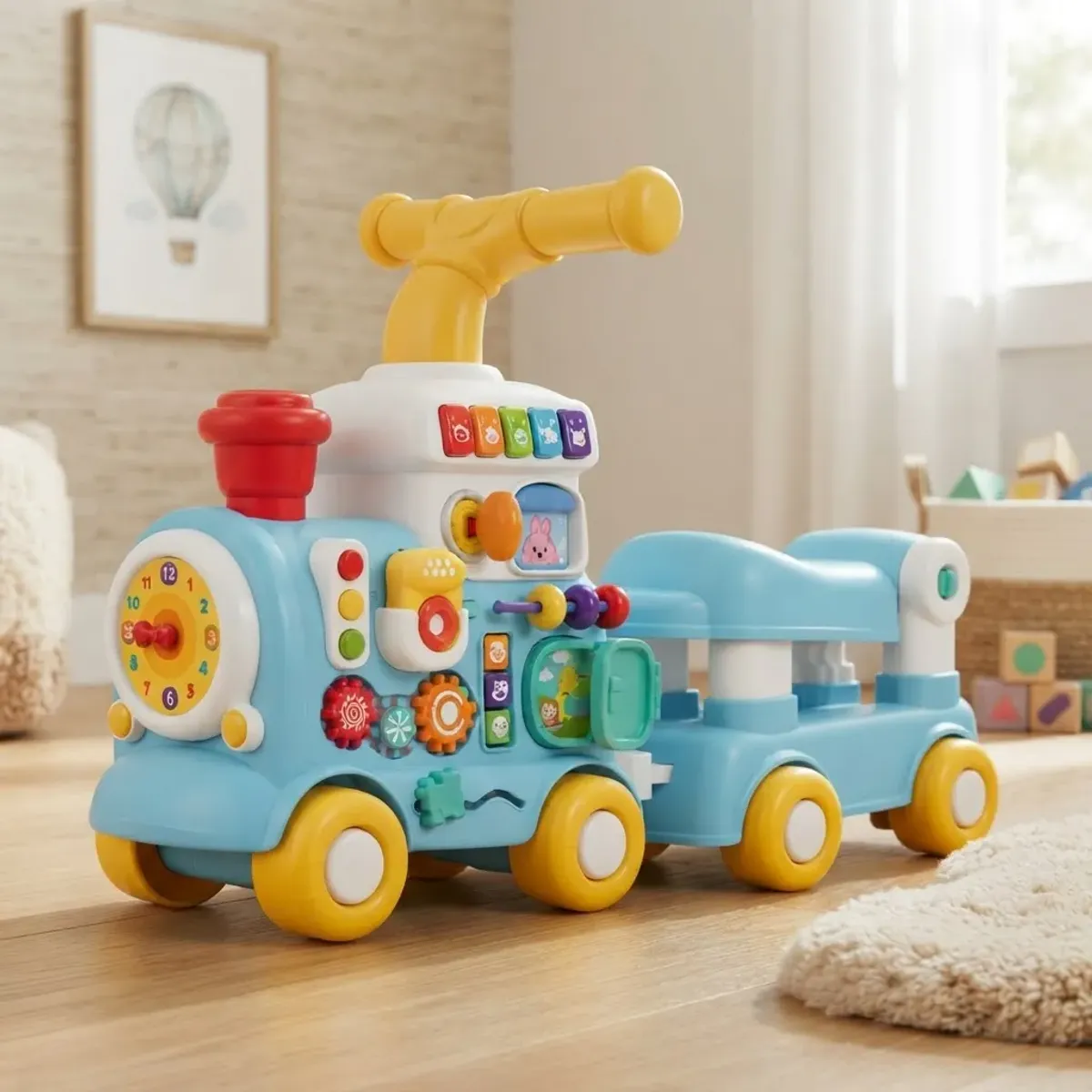 CHINA - Tren Caminador Bebé Musical Juguete Didáctico