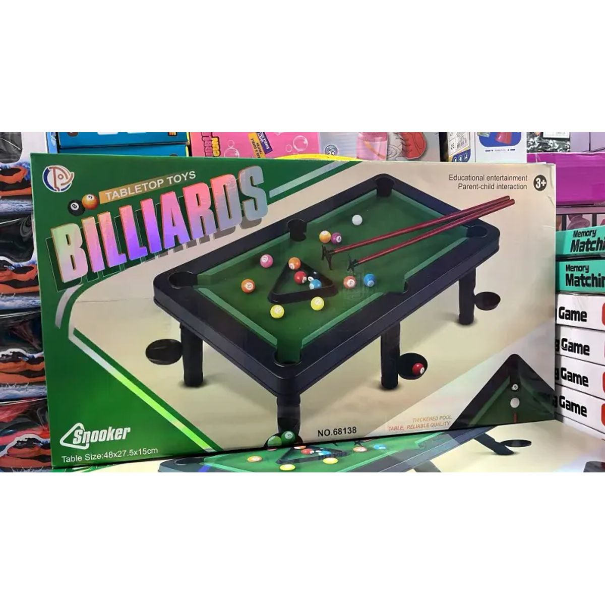 JUGUETERIA EXPRESS - Mesa Billar Tabletop Toys Negra Verde