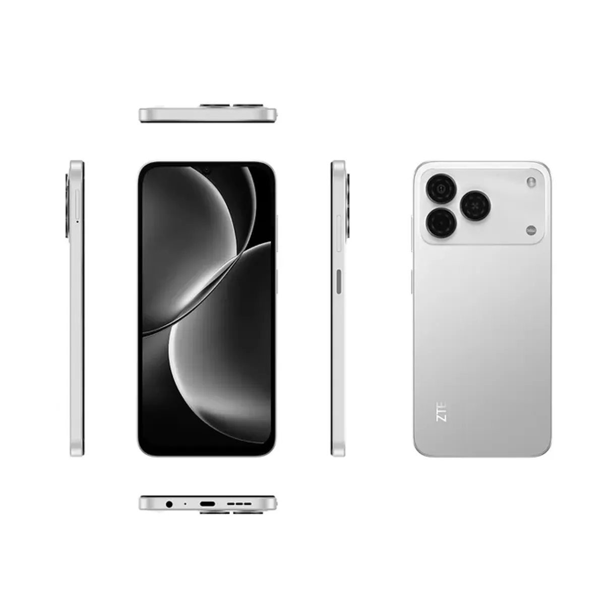 ZTE - Celular ZTE Blade A57 Pro 4GB RAM 128GB Plateado
