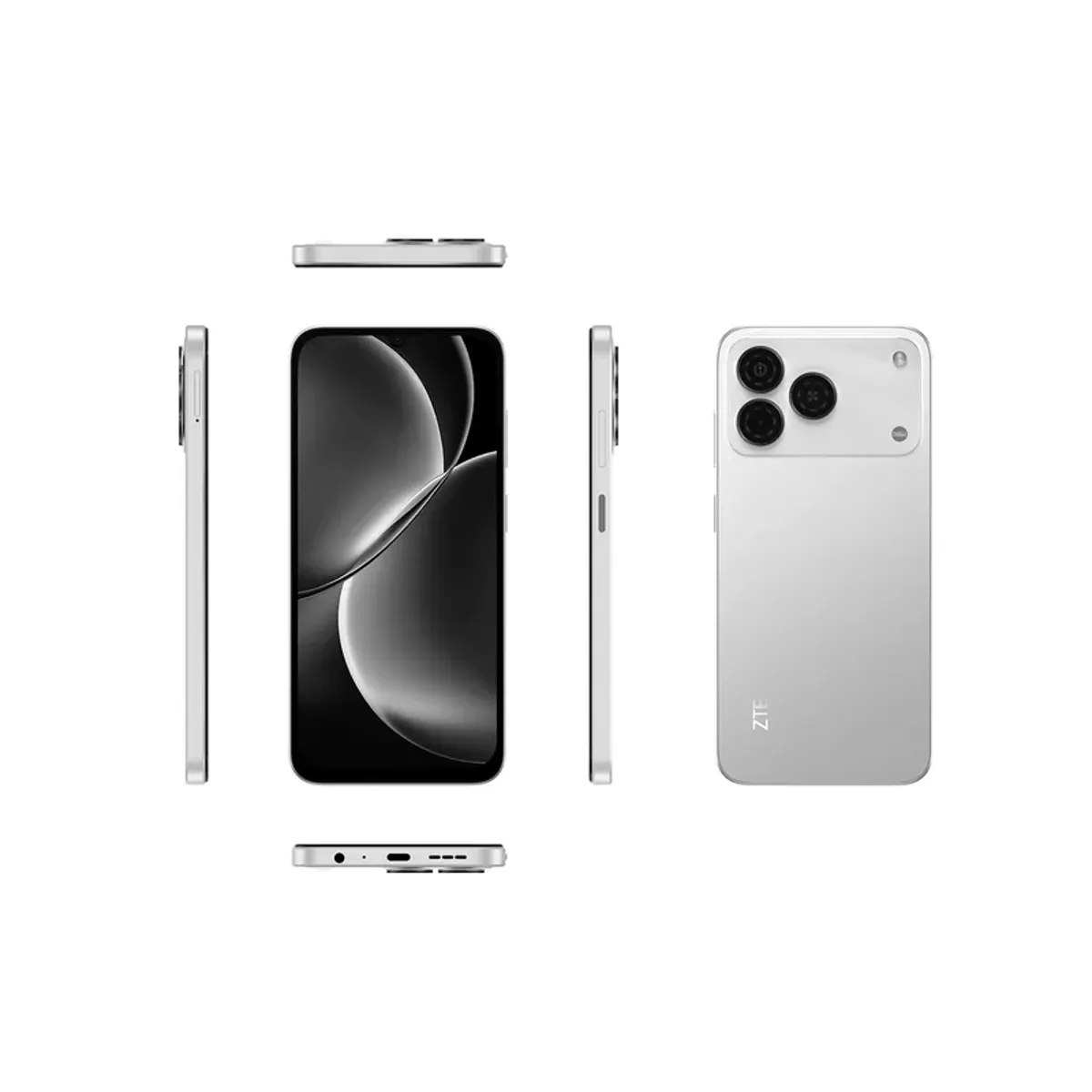 ZTE - Celular ZTE Blade A57 Pro 4GB RAM 128GB Plateado