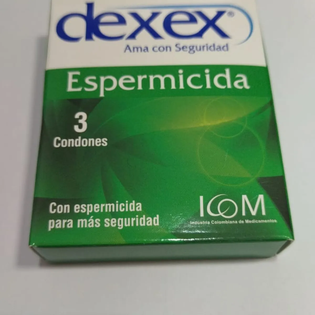 ICON - CONDONES DEXEX ESPERMICIDA X 3 UNIDADES