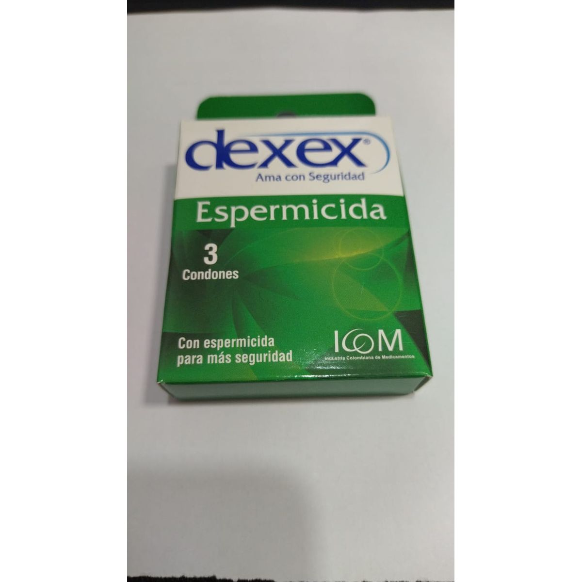 ICON - CONDONES DEXEX ESPERMICIDA X 3 UNIDADES