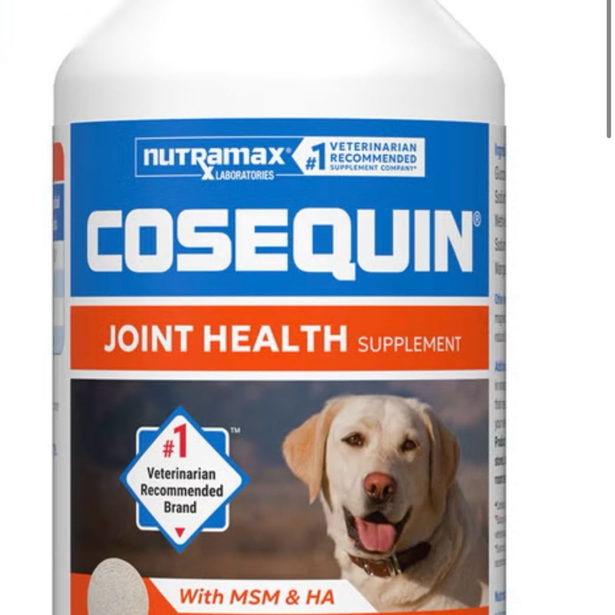 COSEQUIN - Cosequin 180 Tab Perros Mascotas Glucosamina Condroitina Msm