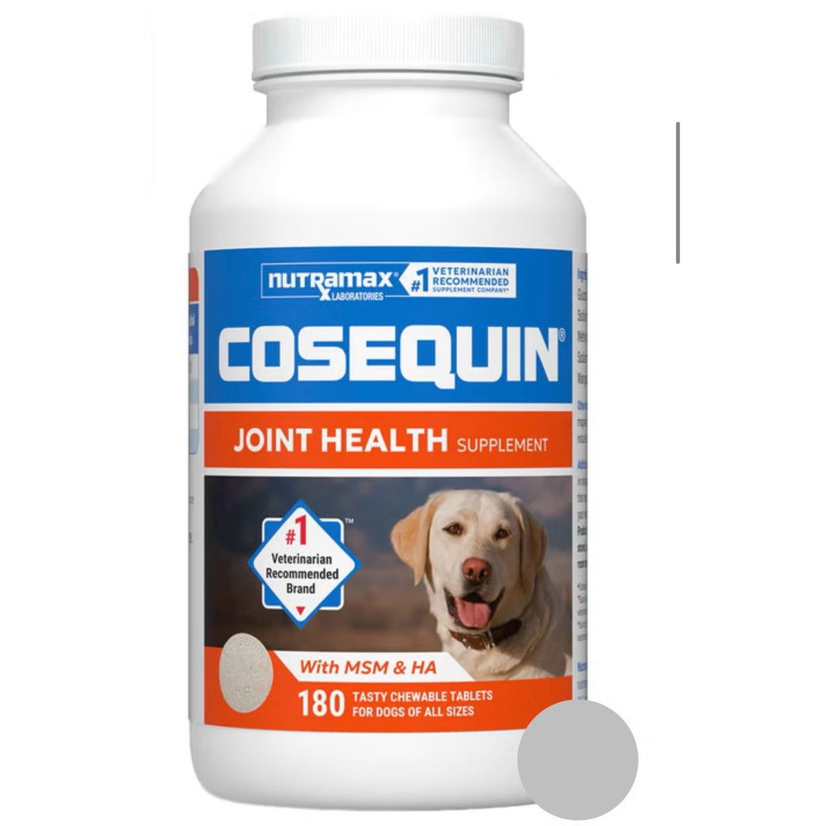 COSEQUIN - Cosequin 180 Tab Perros Mascotas Glucosamina Condroitina Msm