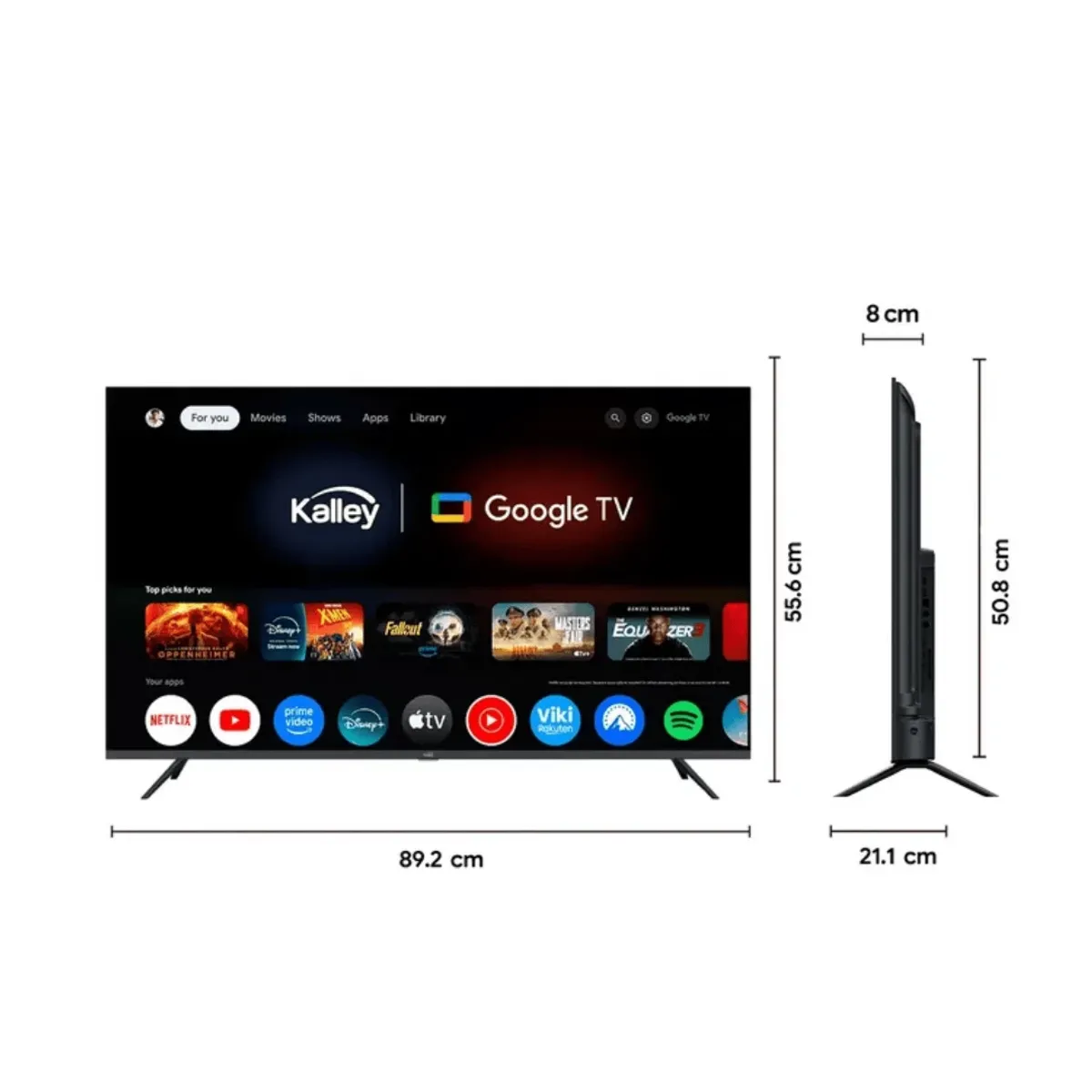 KALLEY - TELEVISOR KALLEY 40" FHD GOOGLE TV
