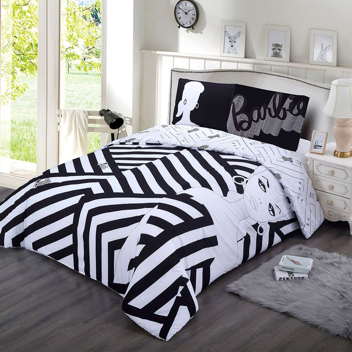 BARBIE - Edredón Infantil Barbie Doble Faz Poliéster