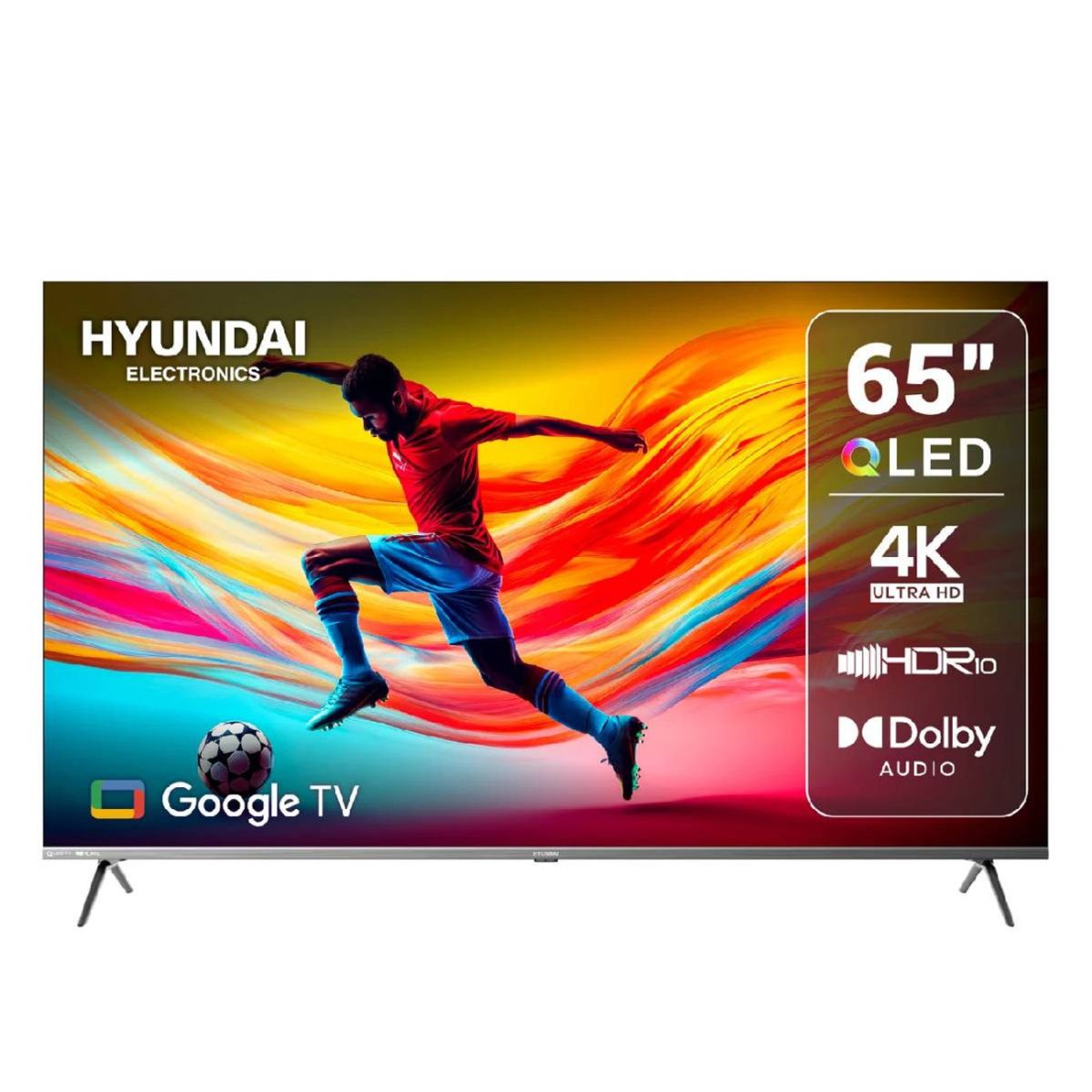HYUNDAI - Televisor Hyundai 65 Pulgadas Smart Google TV QLED HYLED6513QG