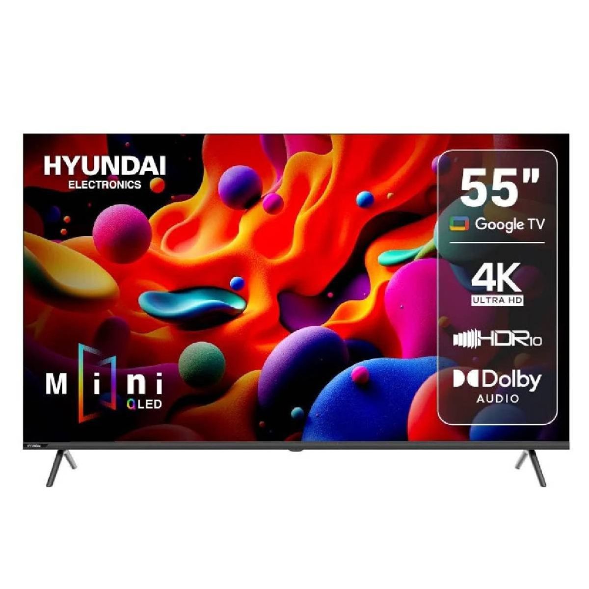 HYUNDAI - Televisor Hyundai 55 Pulgadas 4K UHD Mini QLED HYLED5530QMG