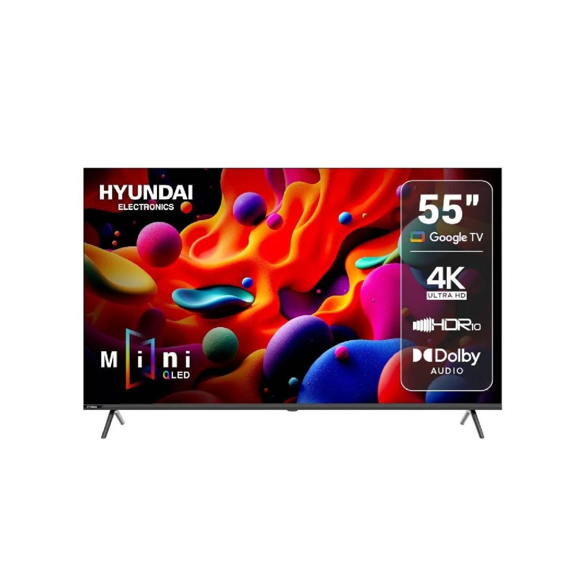 HYUNDAI - Televisor Hyundai 55 Pulgadas 4K UHD Mini QLED HYLED5530QMG