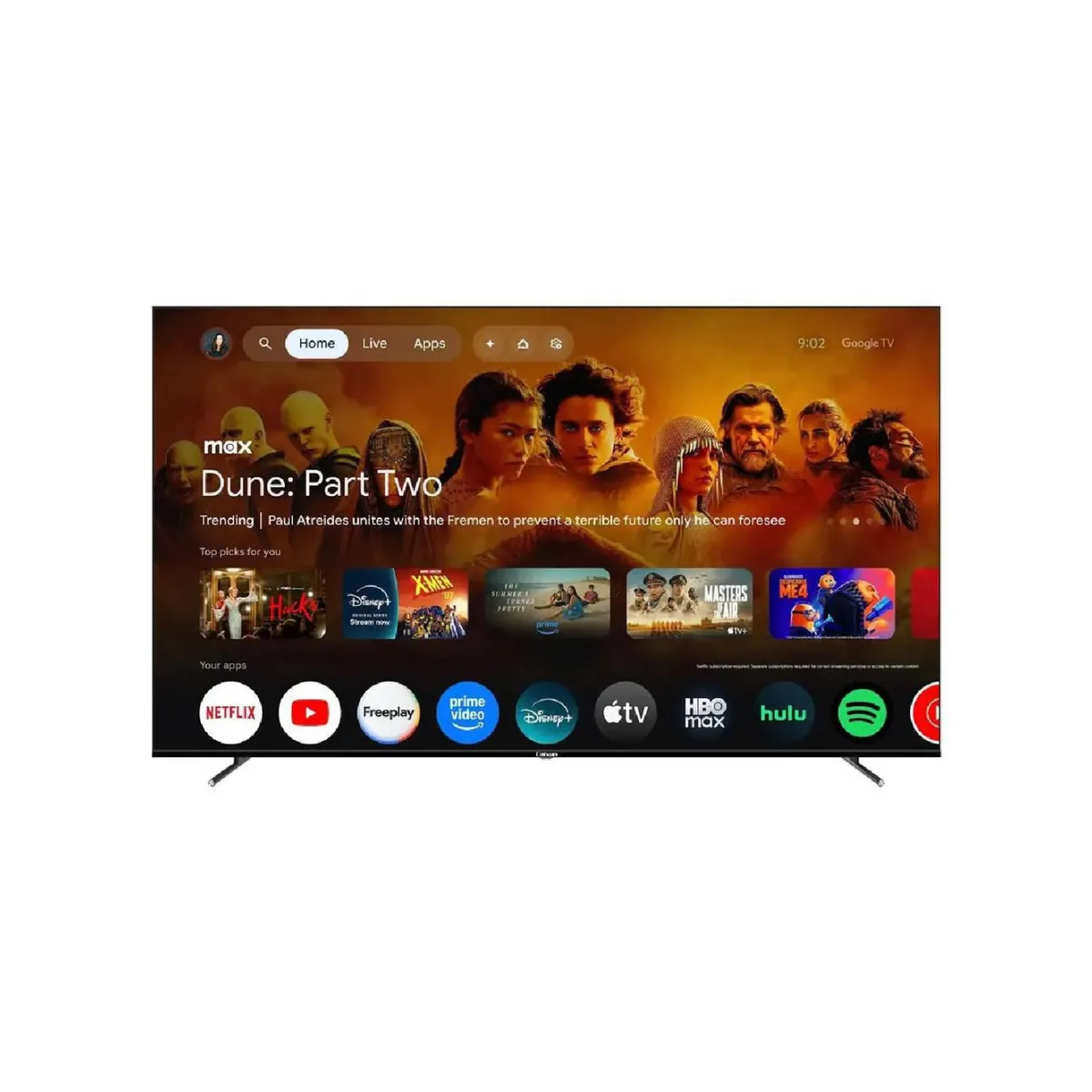 CAIXUN - Televisor Caixun 85 pulgadas QLED Uhd4K Smart TV C85VHUGQ
