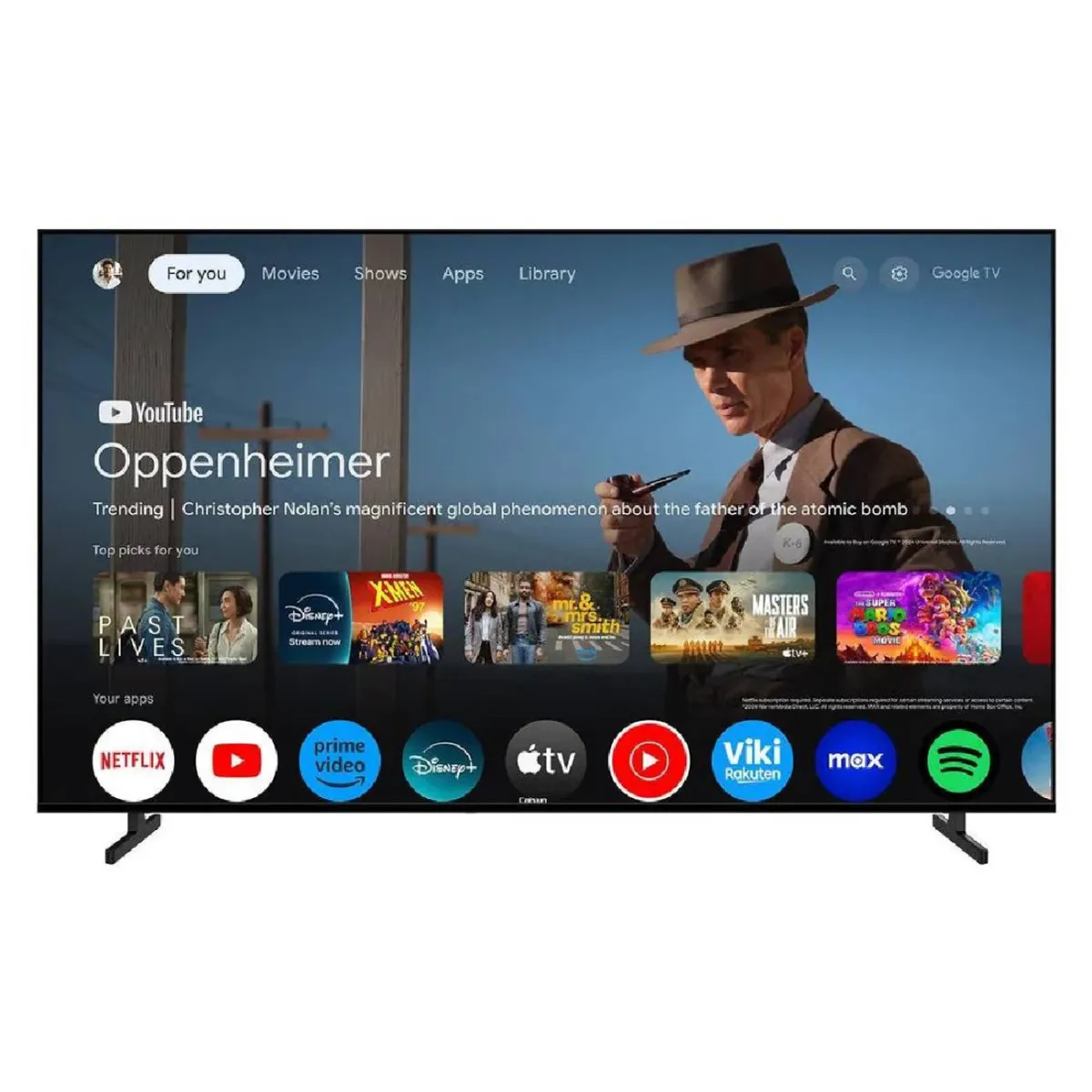CAIXUN - Televisor Caixun 65 Pulgadas Smart TV 4K UHD Google TV C65KAUG