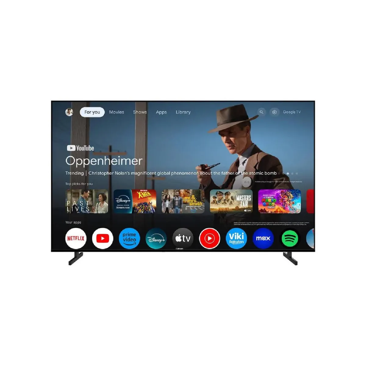 CAIXUN - Televisor Caixun 65 Pulgadas Smart TV 4K UHD Google TV C65KAUG