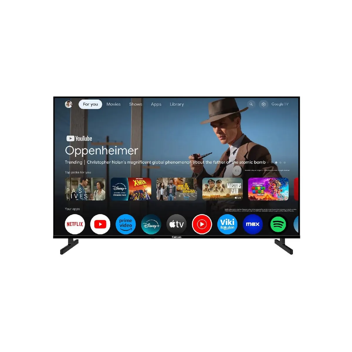 CAIXUN - Televisor Caixun 55 pulgadas 4K Ultra HD LED Smart TV Google C55KAUG