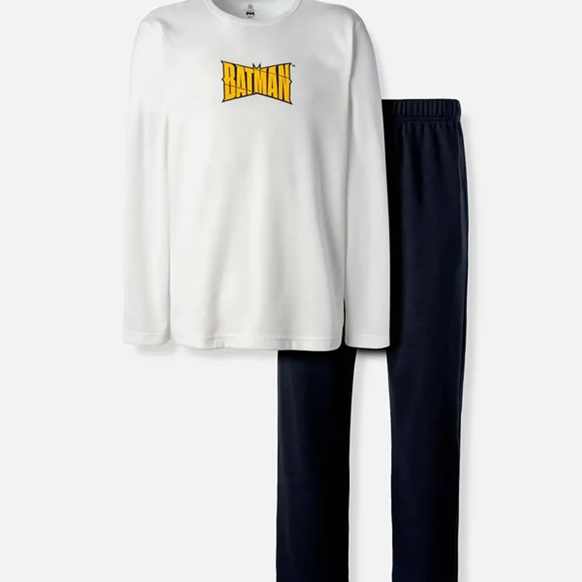 DC COMICS - PIJAMA DE BATMAN CON PANTALÓN LARGO PARA HOMBRE