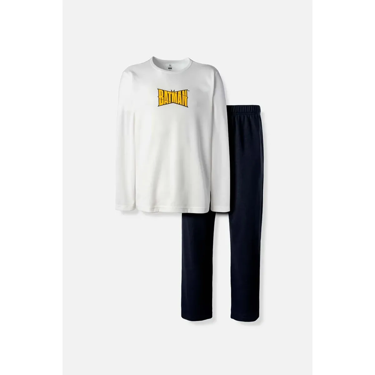 DC COMICS - PIJAMA DE BATMAN CON PANTALÓN LARGO PARA HOMBRE