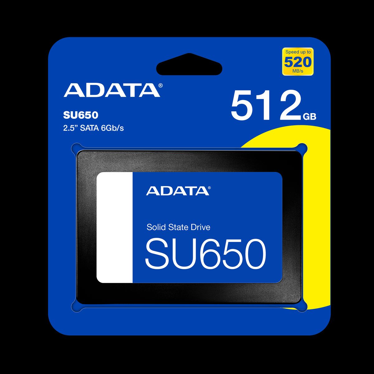 ADATA - DISCO SSD SATA 512GB SELLADO 2.5 SU650 6Gb/s, NAND 3D, GARANTIA 1 AÑO