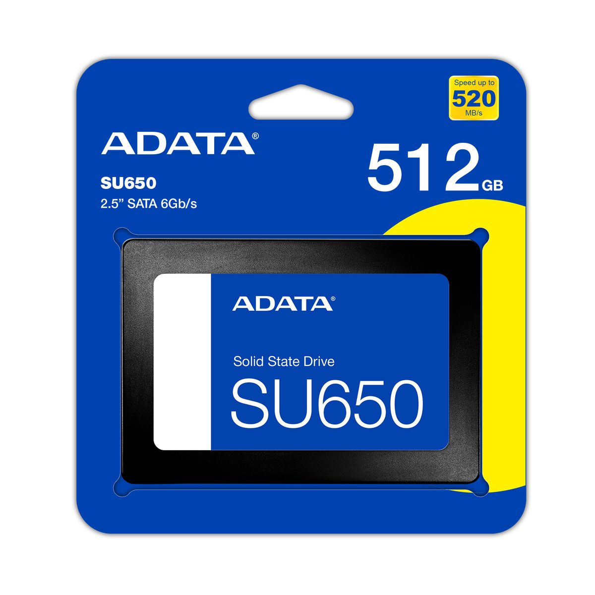 ADATA - DISCO SSD SATA 512GB SELLADO 2.5 SU650 6Gb/s, NAND 3D, GARANTIA 1 AÑO