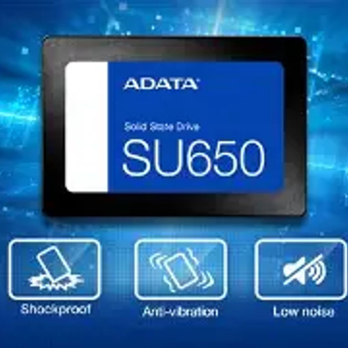 ADATA - DISCO SSD SATA 512GB SELLADO 2.5 SU650 6Gb/s, NAND 3D, GARANTIA 1 AÑO