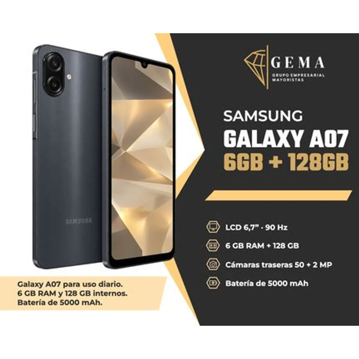 SAMSUNG - Samsung Galaxy A07 6GB + 128G