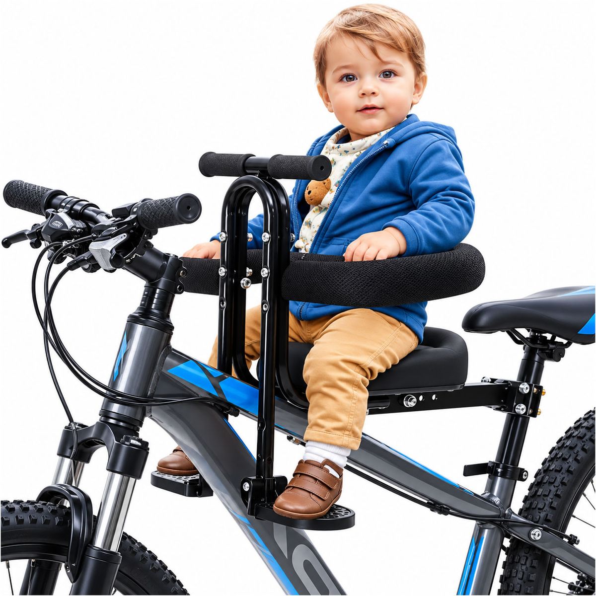 ONE PIXEL - Asiento Bicicleta Para Niños Soporte Infantil Silla Frontal