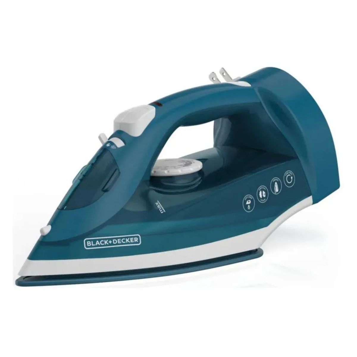 BLACK+DECKER - Plancha de Ropa BLACK+DECKER Vapor ICR004B Retractil Azul