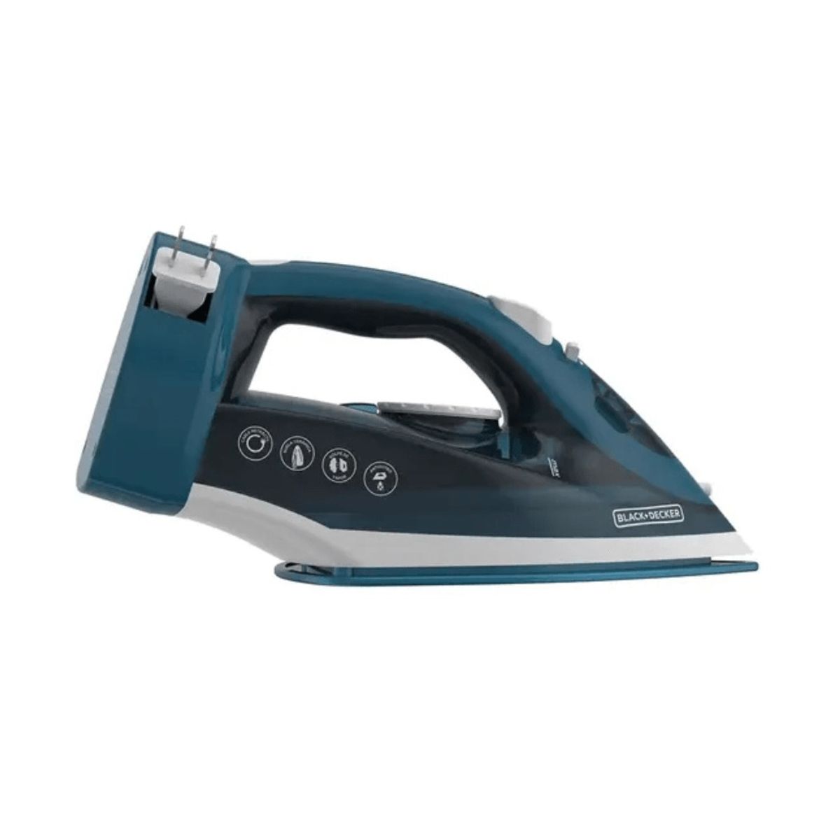BLACK+DECKER - Plancha de Ropa BLACK+DECKER Vapor ICR004B Retractil Azul