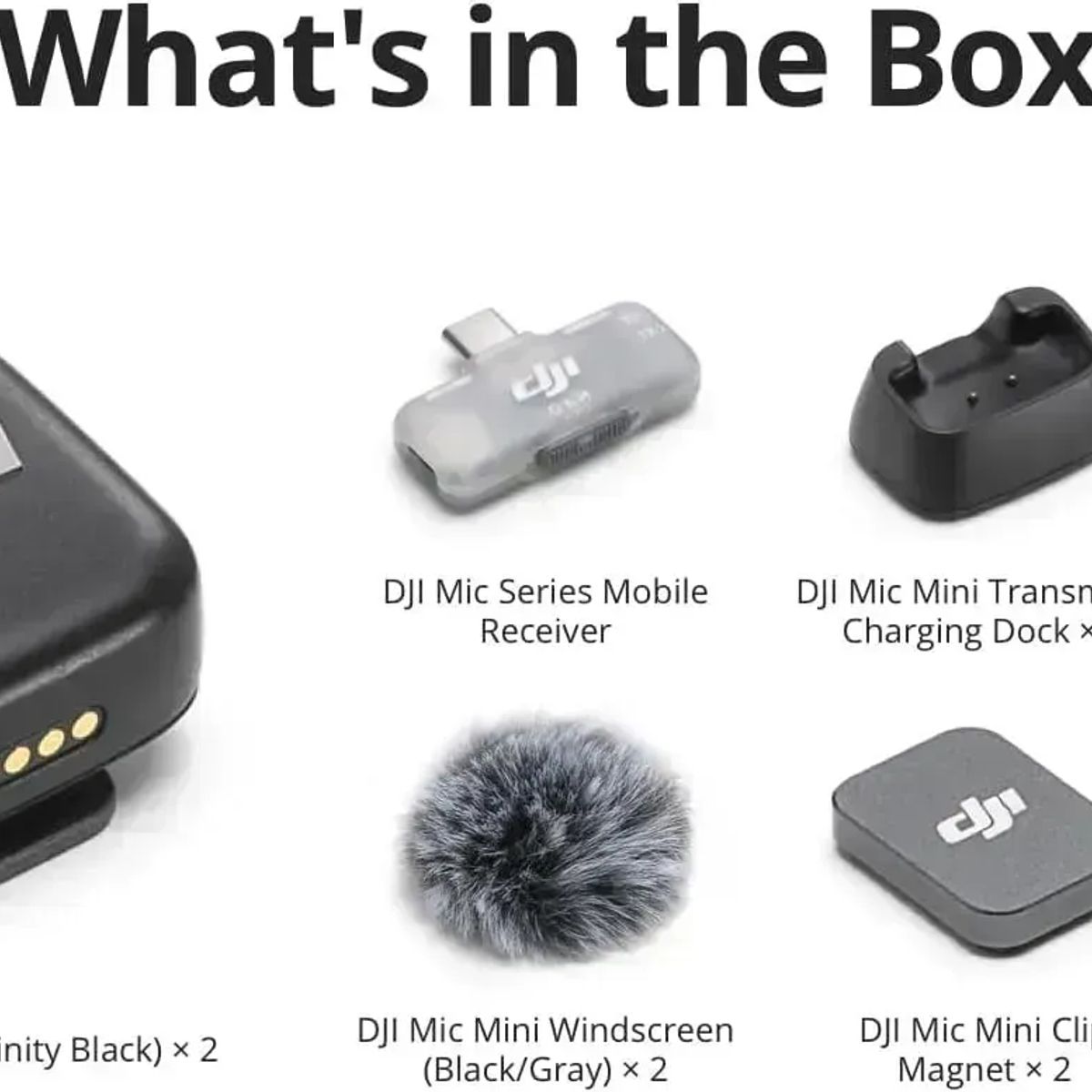 DJI Mic Mini (2 TX + 1 Mobile RX), micrófono inalámbrico para Android ...