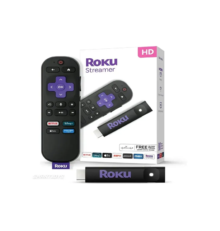 Roku Streamer HD Con Control remoto por voz negro ROKU | Falabella Colombia