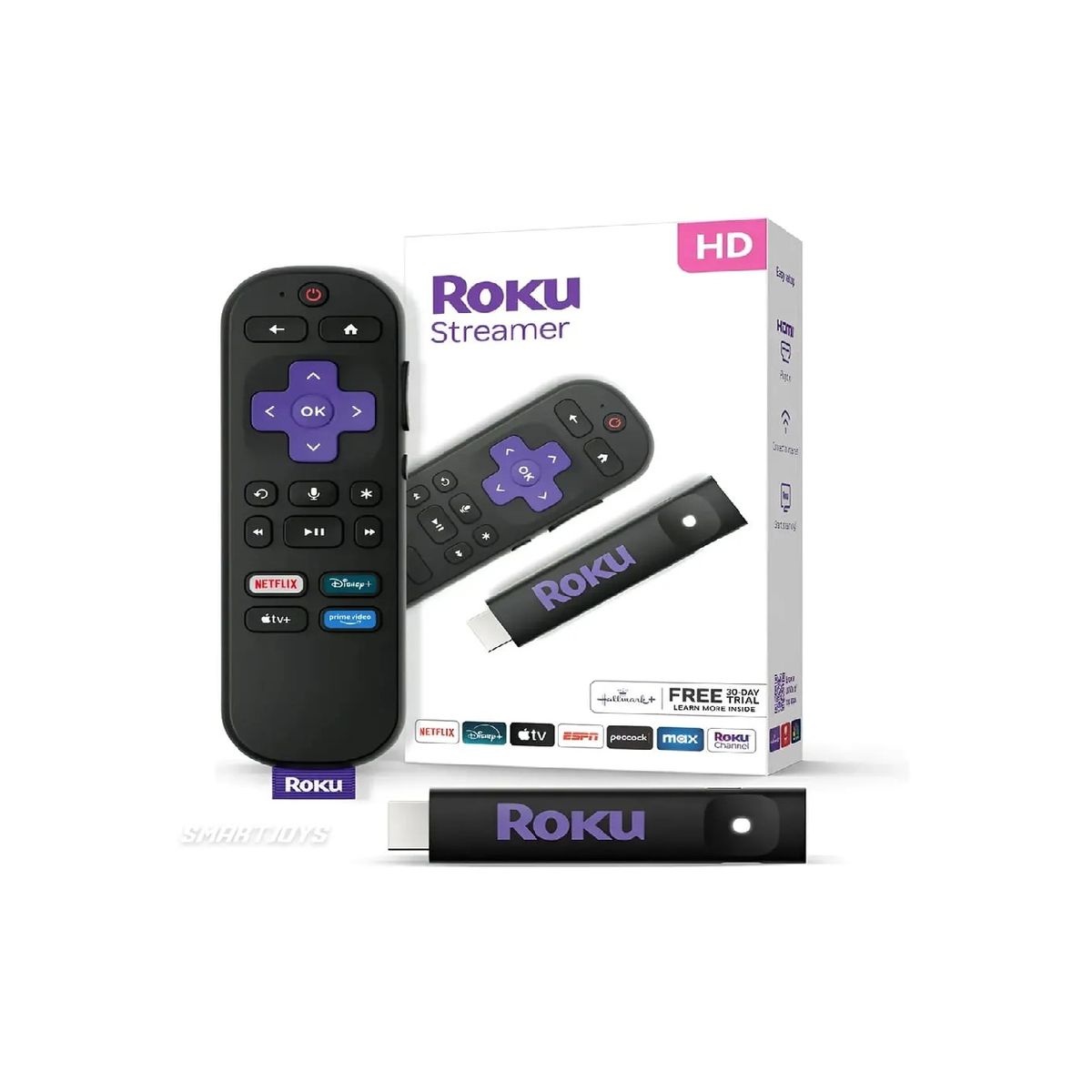 Roku Streamer HD Con Control remoto por voz negro ROKU | Falabella Colombia